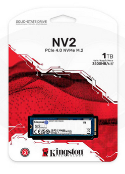 Kingston NV2 1TB NVMe M.2 SSD PCIe 4.0 (SNV2S/1000G)