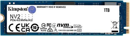 Kingston NV2 1TB NVMe M.2 SSD PCIe 4.0 (SNV2S/1000G)