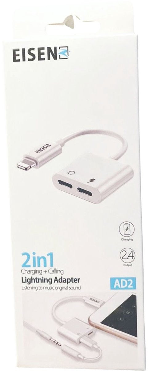 2-in-1 Lightning splitter: opladen en luisteren tegelijk (Eisen)