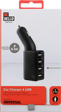 Be Hello autolader met 4 USB-poorten