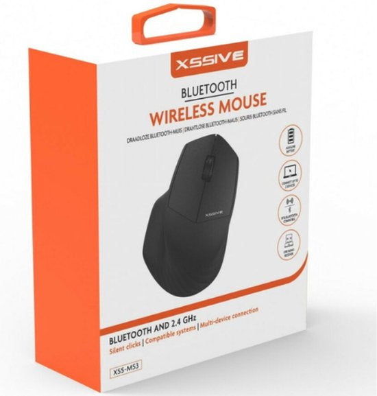 Xssive draadloze muis 2,4 GHz - Zwart