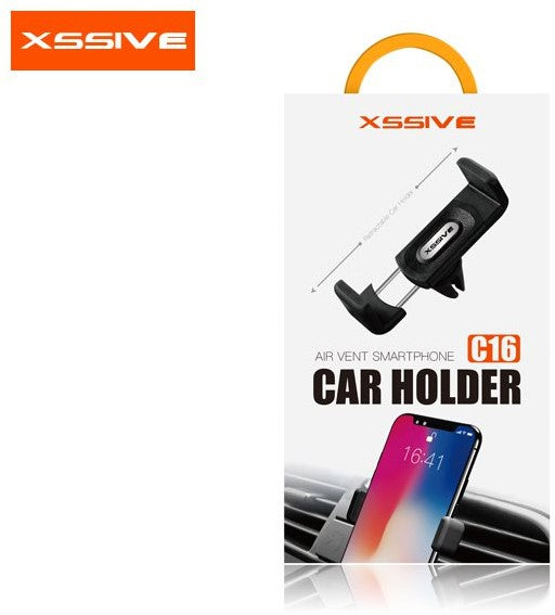 Xssive Air Vent telefoonhouder C16 - Zwart