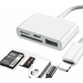 Yesido GS12 Lightning 4-in-1 OTG hub en kaartlezer
