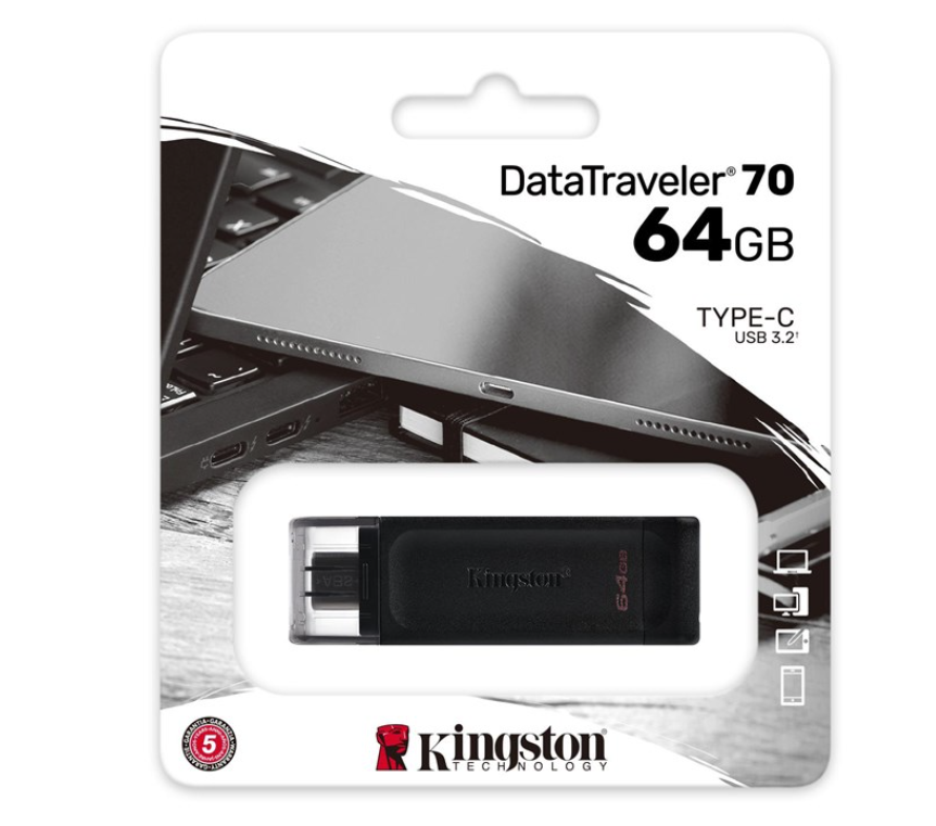 Kingston DataTraveler 70 USB-C stick 64GB