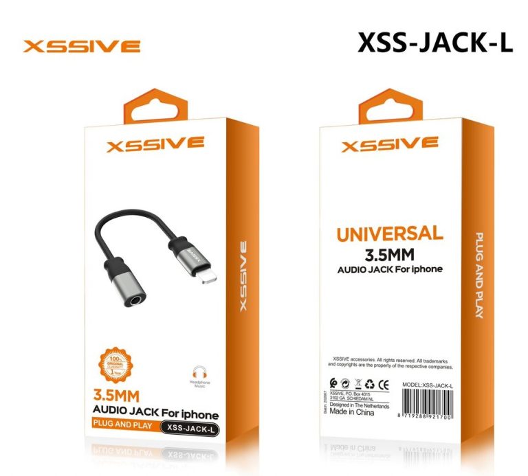 Xssive Audio Jack 3,5 mm voor iPhone (Lightning)