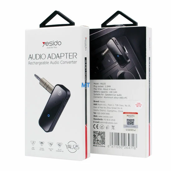 Yesido YAU-25 Bluetooth aux ontvanger/zender