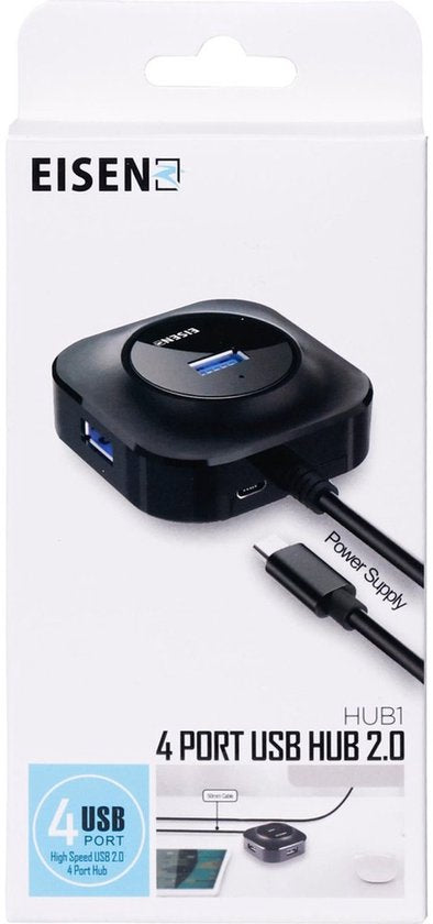 EISEN HUB1 4-poorts USB 2.0 hub