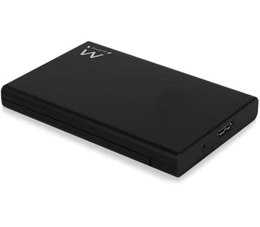 Ewent USB 3.1 Gen1 schroefloze 2,5" SATA HDD/SSD behuizing - Zwart