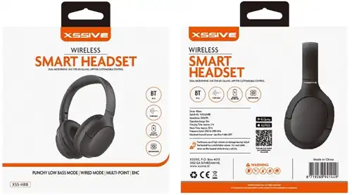 Xssive Wireless Headset XSS-H8B - Zwart