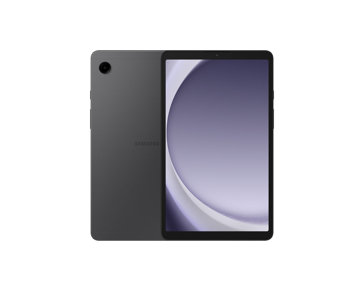 Samsung Galaxy Tab A9 Graphite voor- en achterkant