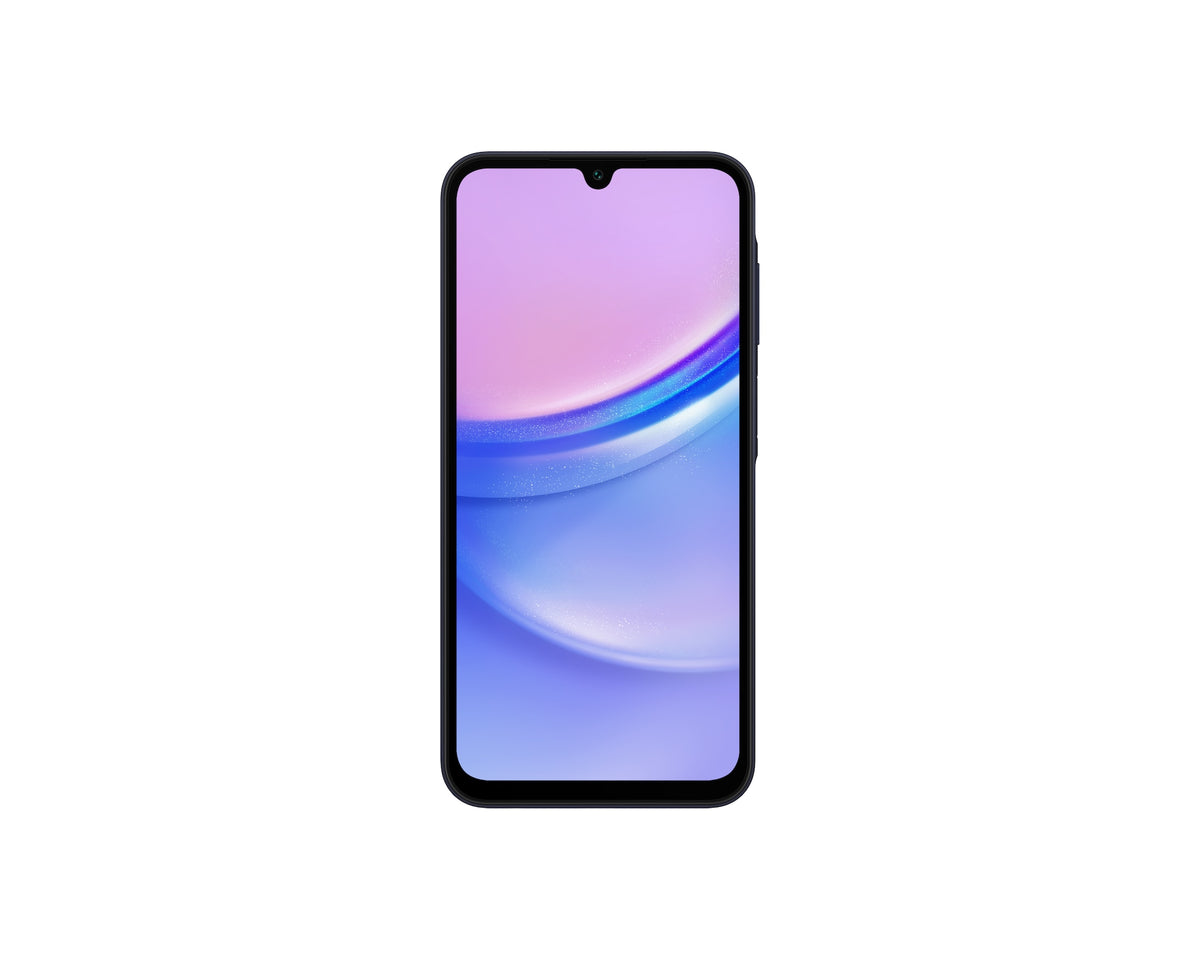 Samsung Galaxy A15 4G 128GB Blue Black - voorkant alternatief