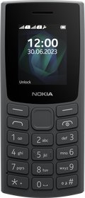 Nokia 105 (2023) Charcoal voorkant